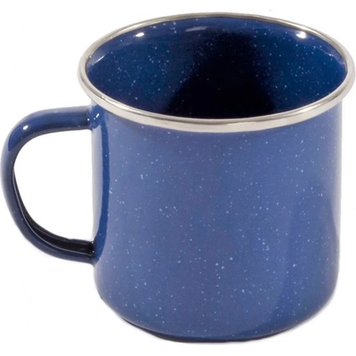 HIGHLANDER Hrnek plechový smaltovaný ČERNÝ plecháček 350 ml