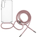 FIXED Pure Neck s růžovou šňůrkou na krk Samsung Galaxy S23+ FIXPUN-1041-PI