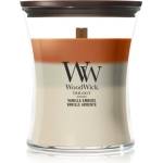 WoodWick Trilogy Vanilla Embers ароматна свещ с дървен фитил 275 гр