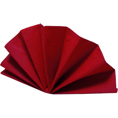 DekoStar Obrúsky bordové 50ks 38x38cm