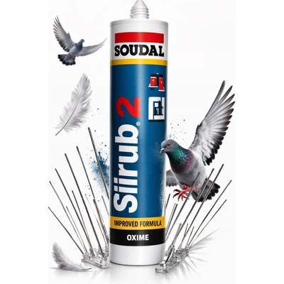 Soudal Silirub CleanRoom 310 g bílá