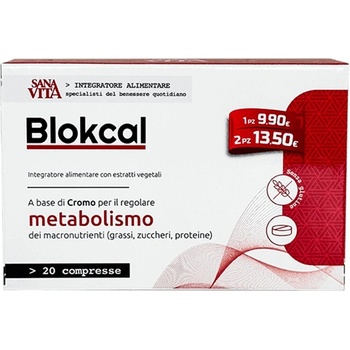 Paladin Pharma Sanavita Blokcal За здравословен метаболизъм, 20 таблетки, Paladin Pharma (550628 (50035) PP)