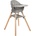 KikkaBoo Стол за хранене 6в1 Woody Grey 2024 (31004010173)