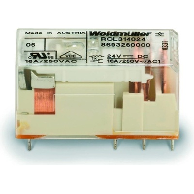 Weidmüller RCL314024 zátěžové relé 24 V/DC 16 A 1 přepínací kontakt 20 ks
