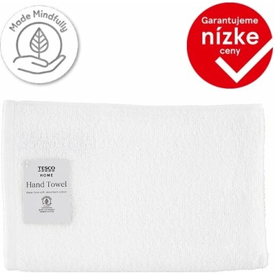 Tesco Home white uterák 50 x 90 cm