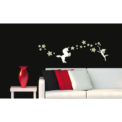 IMPOL TRADE VCS109 Samolepky na stenu jednorožec, rozmer 50 x 70 cm
