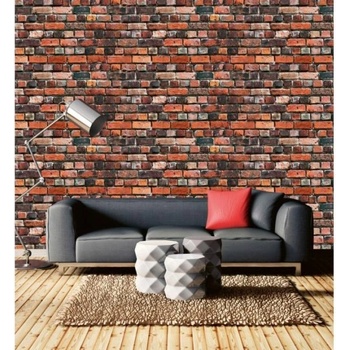 DIMEX ART s. r. o Луксозна флизелинова тапета светлокафява дървена облицовка