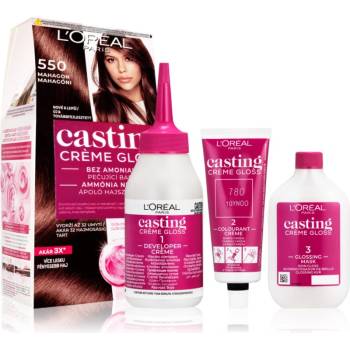 L'Oréal Casting Creme Gloss боя за коса цвят 550 Mahagon