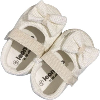 Leoncino Бебешки буйки Leoncino - Sandals, размер 19, бели (5205-2)