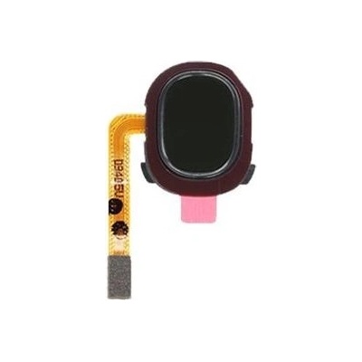 Samsung Galaxy A20e A202F - Senzor Odtlačku Prsta + Flex Kábel (Black) - GH96-12565A Genuine Service Pack, Black