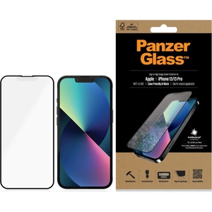 Panzer Стъклен протектор PanzerGlass за Apple iPhone 13 / 13 Pro 6.1 AntiGlare, CaseFriendly, Antibacterial, Pro- Черен