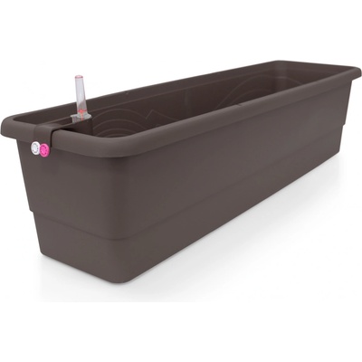 Plastkon Samozavlažovací truhlík GARDENIE SMART 80x23x20 cm hnědý