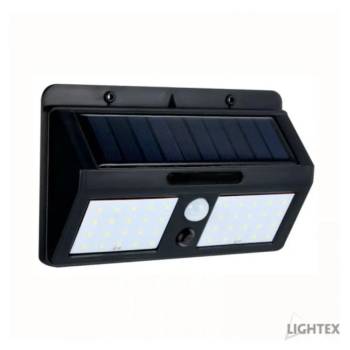 Lightex Led СОЛАРЕН АПЛИК 6w 6500k ЧЕРЕН СЪС СЕН (3801064004600)
