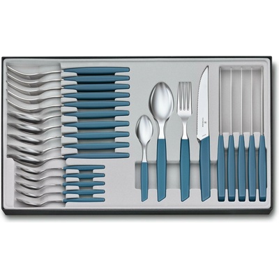 VICTORINOX Súprava príborov 24-dielna tmavomodrá 6.9096.12W2.24