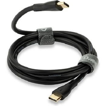 Image 1 of QED Кабел QED - Connect QE8227, USB-C/USB-C, 0.75m, черен (QE8227)