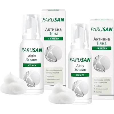 Parusan Комплект - Активна пяна за коса за жени, 2 х 100 ml