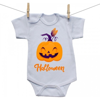 Boodyy Body s krátkym rukávom Halloween tekvica