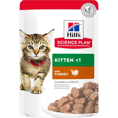 Hill's Science Plan kapsičky pro koťata krůta 48 x 85 g
