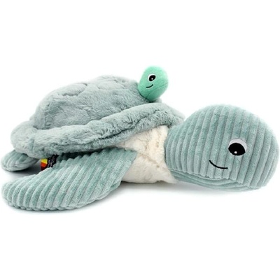 Les Ptipotos Плюшена голяма костенурка Savenou ментова - мама с детенце