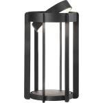 Zone Фенер за свещ СВЕТУЛКА 30 cm, LED, черен, алуминий, Зона Дания (ZO32315)