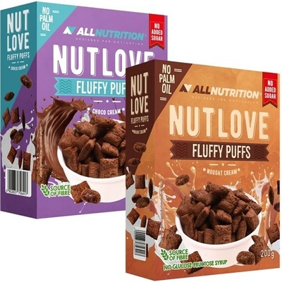 Allnutrition Nutlove Fluffy Puffs Choco Cream Plněné polštářky s čokoládovým krémem 200 g – Zbozi.Blesk.cz