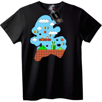 NOONEBRAND Тениска Super Mario Приключение в облаците - 2XL, White
