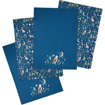 Catherine Lansfield Памучни кърпи за съдове в комплект от 4 бр. 50x70 cm Enchanted Twilight Animals - Catherine Lansfield (KT/57733/W/TT4/NA)