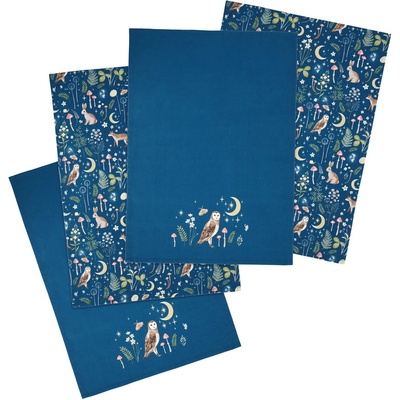 Catherine Lansfield Памучни кърпи за съдове в комплект от 4 бр. 50x70 cm Enchanted Twilight Animals - Catherine Lansfield (KT/57733/W/TT4/NA)