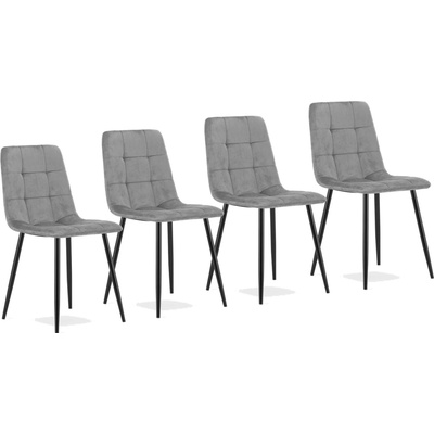 Inela Velora tmavosivá 4 ks