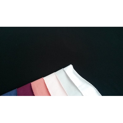 Bavlnený úplet TEINTURE čierny šírka 150 cm
