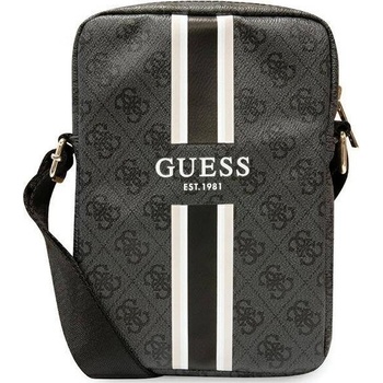 Guess PU 4G Printed Stripes Tablet Bag 10 GUTB10P4RPSK black
