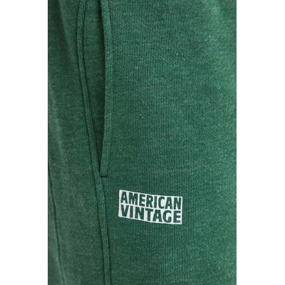 American Vintage Спортен панталон American Vintage в зелено с изчистен дизайн MDOV05BH24 (MDOV05BH24)