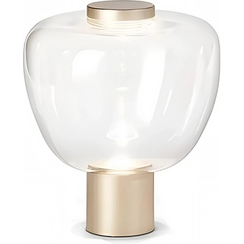Polaris Настолна лампа Fashion | Стъклен абажур | 7W | Златист/Розов | Цена 122, 69€ (239, 97 лв) (LW-TB-1126)