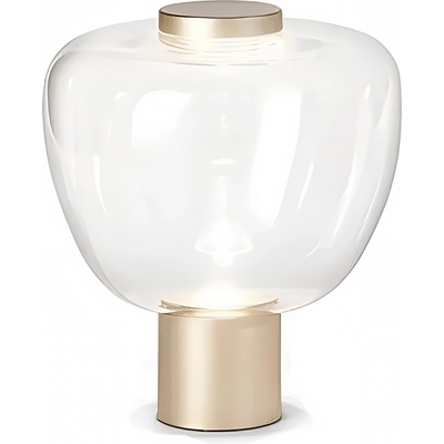 Polaris Настолна лампа Fashion | Стъклен абажур | 7W | Златист/Розов | Цена 122, 69€ (239, 97 лв) (LW-TB-1126)