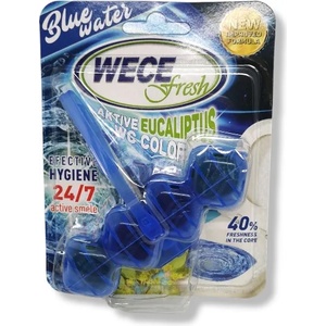 Wece fresh ароматизатор за wc, Синя вода, 50гр, Евкалипт