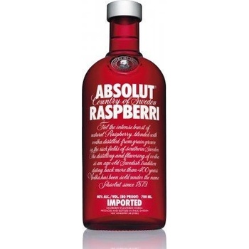 Absolut Raspberry 40% 1 l (holá láhev)