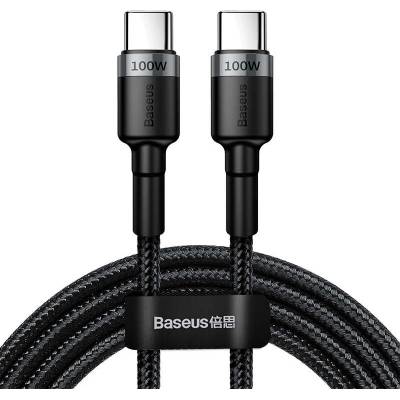 Baseus CATKLF-ALG1 Cafule USB USB-C, 2m, černý