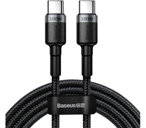 Baseus CATKLF-ALG1 Cafule USB USB-C, 2m, černý