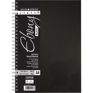 Daler-Rowney Ebony Sketchbook Скицник 40 A4 180 g (D81360040000)