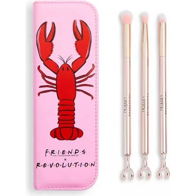 Revolution X Friends Lobster súprava štetcov 3 ks
