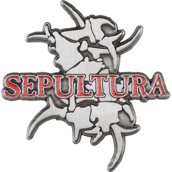 RAZAMATAZ Значка sepultura - logo & tribal s - razamataz - pb124
