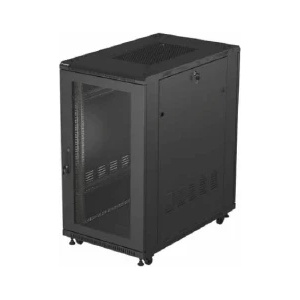 Lanberg Rack Cabinet 19 Free-Standing 22U/600X1000 (FlAT Pack) With Mesh Door (FF01-6022-23B)