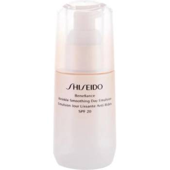 Shiseido Benefiance Wrinkle Smoothing Day Emulsion SPF20 емулсия за лице против бръчки 75 ml за жени