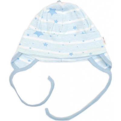 Čiapočka na zaväzovanie Baby Stars pastel blue