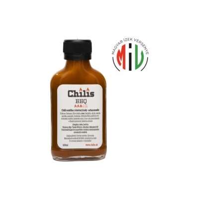 Chilis BBQ omáčka pikantná barbeque omáčka 100 ml