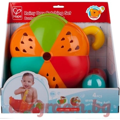Hape Играчка за баня Разноцветен чадър с топки hape e0206 (h0206)
