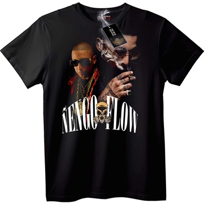 NOONEBRAND Тениска Nengo Flow - 6XL, White
