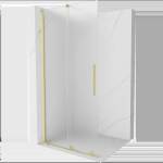 Mexen Velar плъзгаща се душ стена Walk-in 110 x 200 cm, мраз 8 mm, злато полирано - 871-110-000-33-55 (871-110-000-33-55)