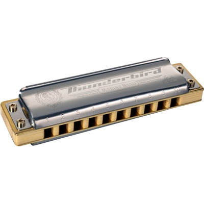 Hohner Marine Band Thunderbird LC ( Low C )-Richter Диатонична устна хармоника (M201197P)