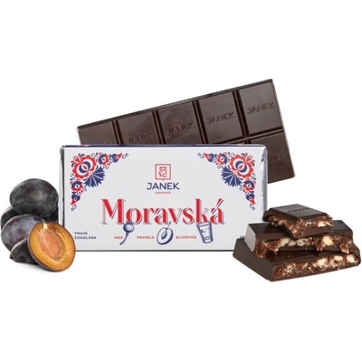 Janek Plnená Moravská Čokoláda 200 g